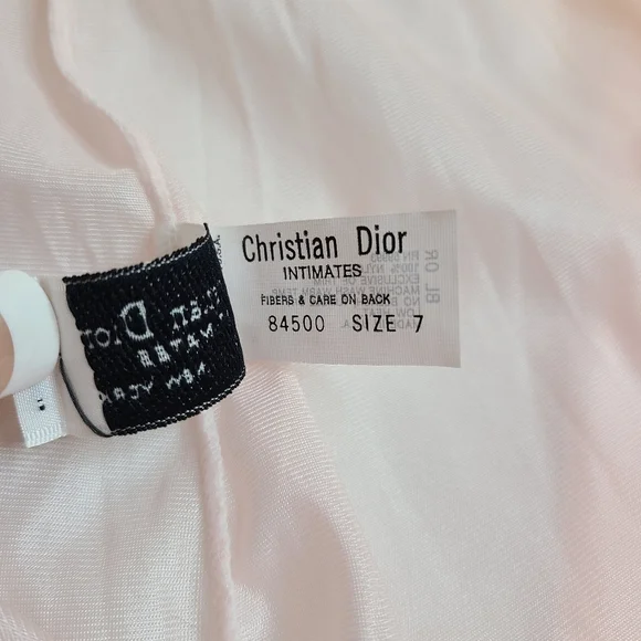 VTG Christian Dior Silky Sheer Nylon Full Cut Granny Brief Panty Size Lg - Picture 6 of 7